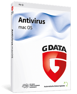 G DATA Antivirus Mac Produktverpackung