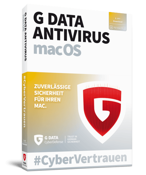 G DATA Antivirus Mac Produktverpackung
