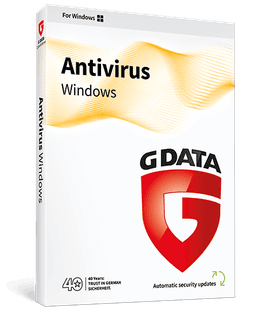 G DATA Antivirus product packaging
