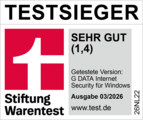 Logo - Stiftung Warentest Testsieger 2026