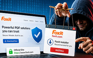 Schadprogramm posiert als "Foxit"-PDF-Software, installiert VNC-Zugang