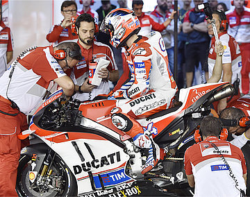 Boxenstopp bei Ducati Boxenstopp bei Ducati