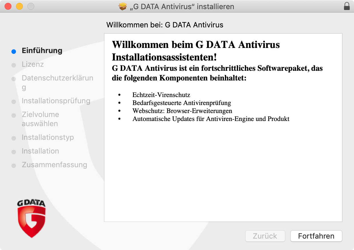 Antivirus Mac: Installation und Aktivierung | G DATA