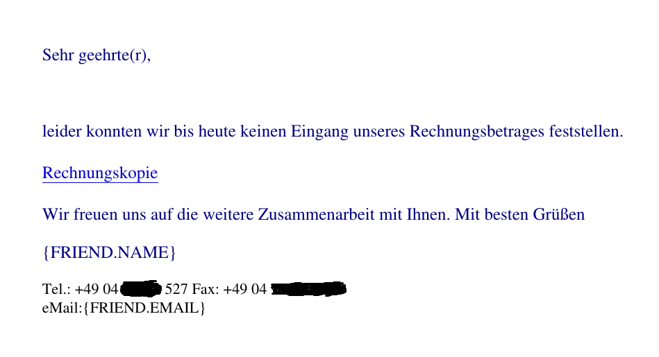 Ein Screenshot des präparierten PDFs