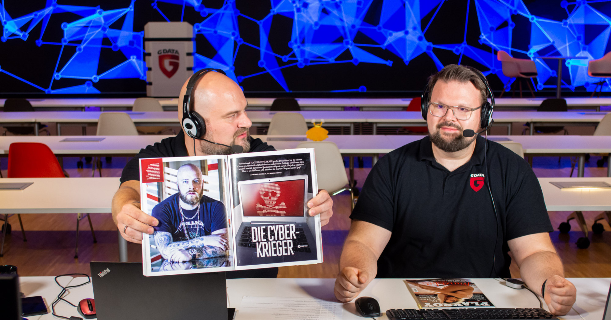 Ein eingespieltes Team: Die Moderatoren Matthias Koll und Markus Koscielny. Ein eingespieltes Team: Die Moderatoren Matthias Koll und Markus Koscielny.