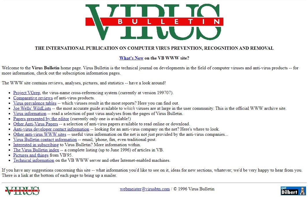 Website der Zeitschrift Pic VB (1996) von Archive.org Website der Zeitschrift Pic VB (1996) von Archive.org