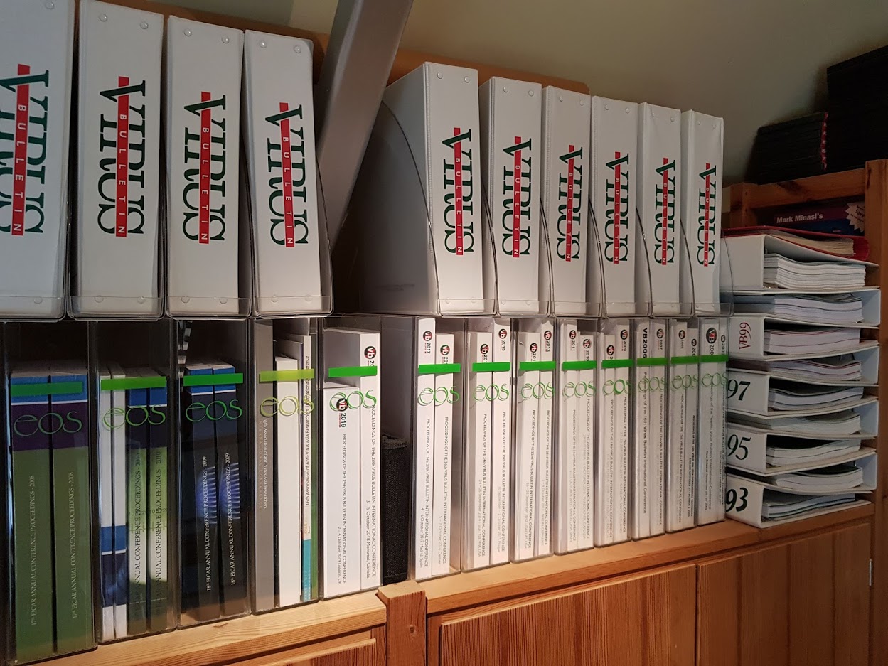 VB-Proceedings und Zeitschriften 1993-2019 von Eddy Willems VB-Proceedings und Zeitschriften 1993-2019 von Eddy Willems