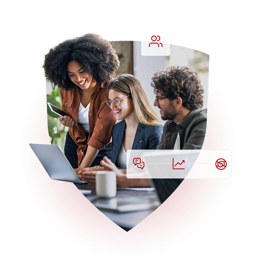 G DATA Partner in einem Schutzschild