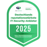 Deutschlands reputationsstärkster IT-Security-Anbieter