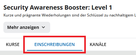Einschreibungen