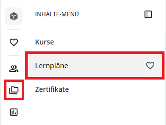 Lernpläne auswählen