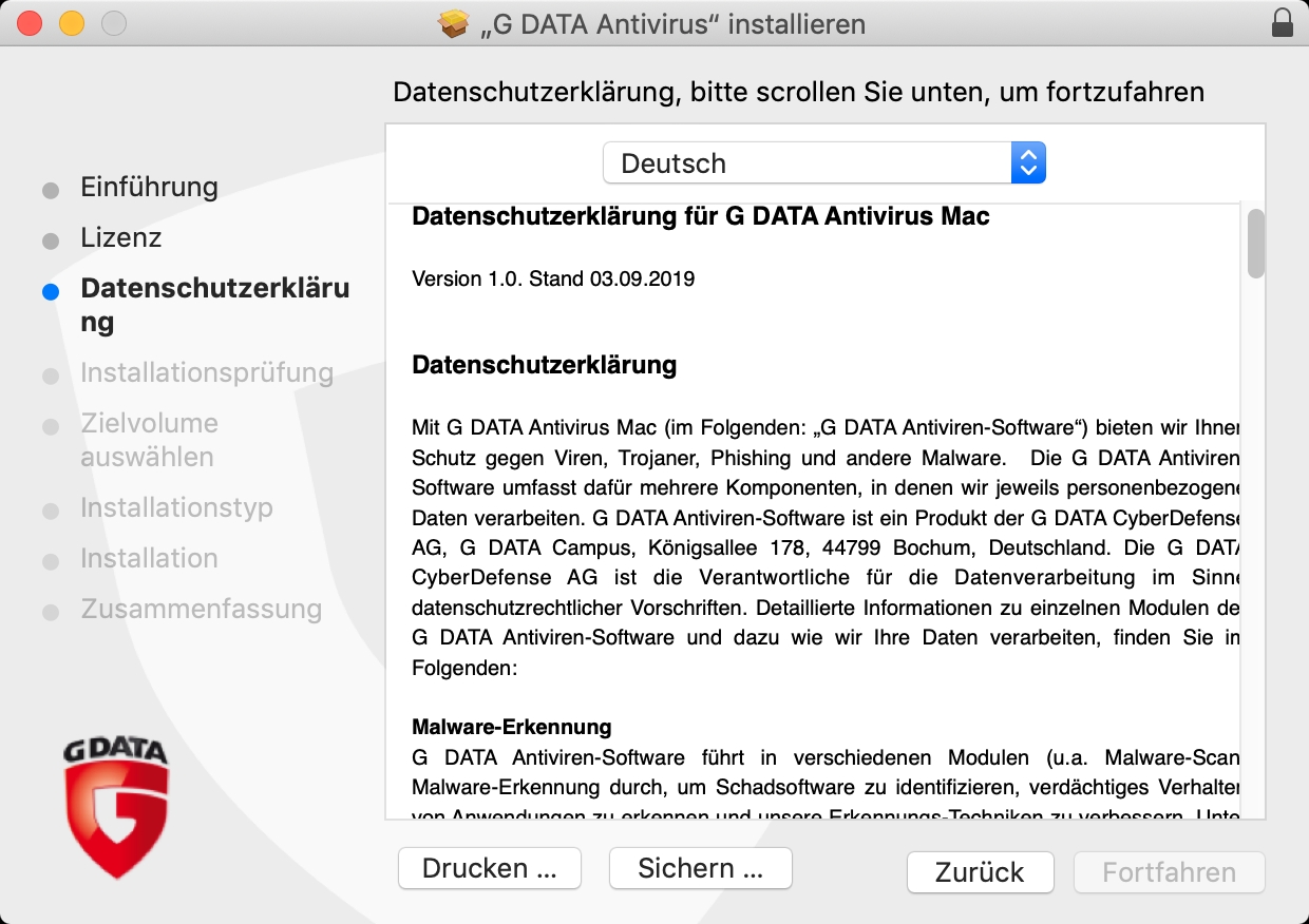 Datenschutzerklärung