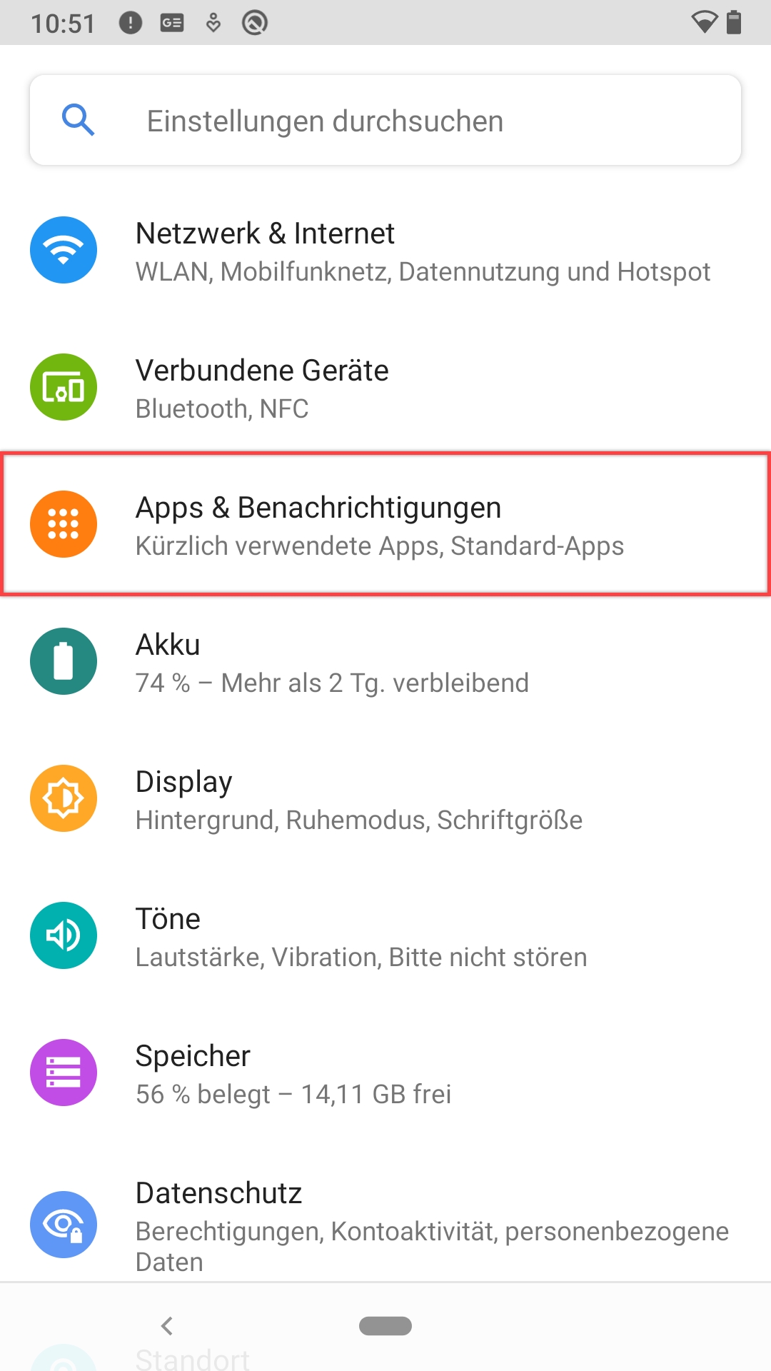 Deinstallation MSA Android