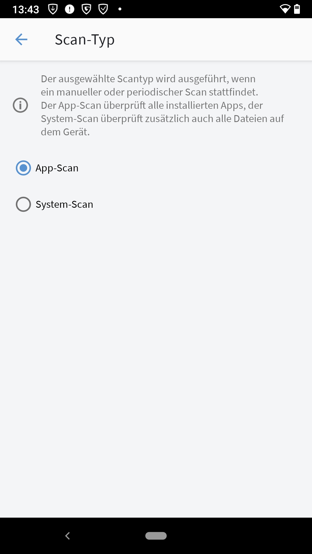 Virenprüfung durchführen