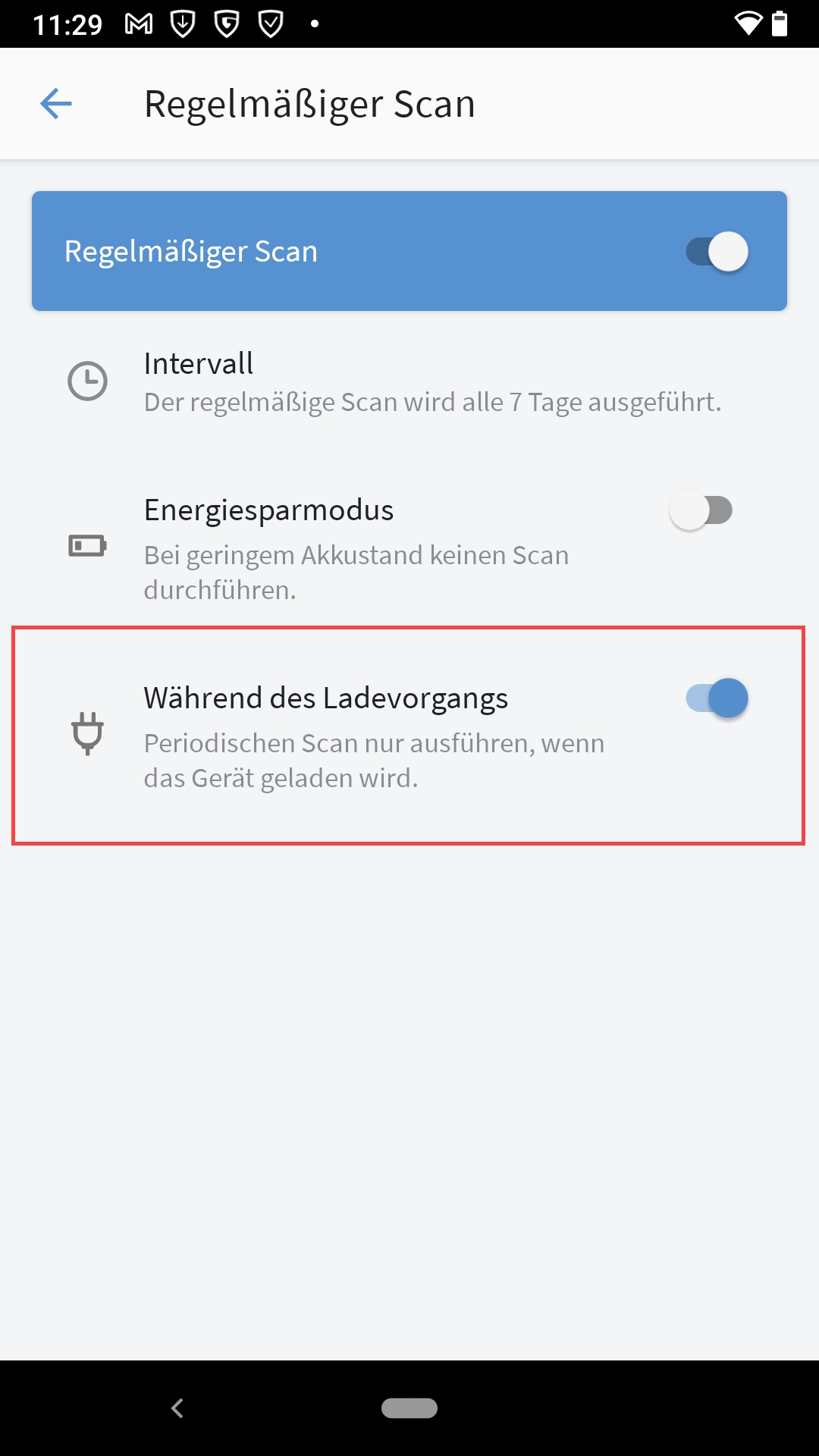 Virenprüfung durchführen
