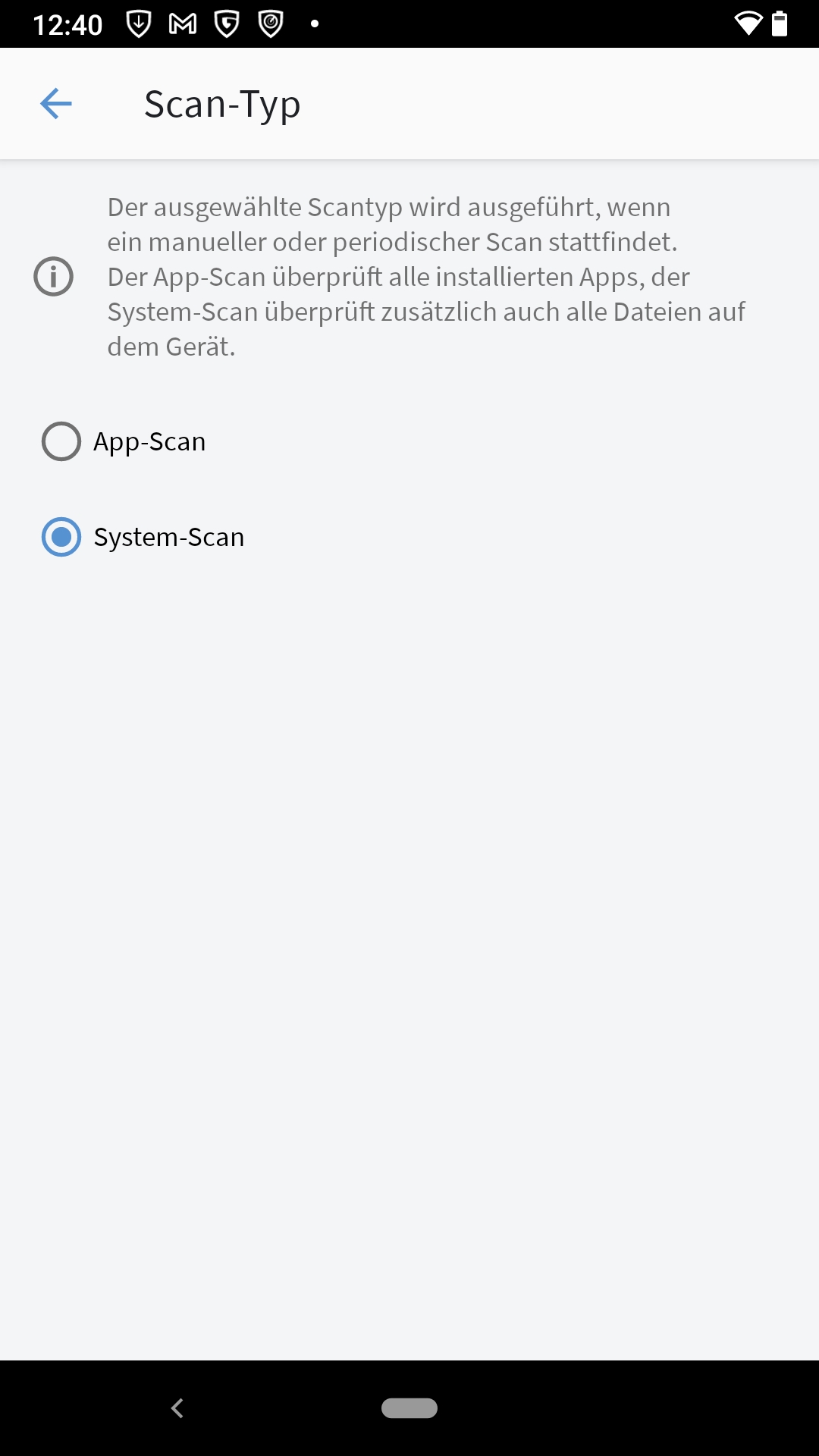 Virenprüfung durchführen