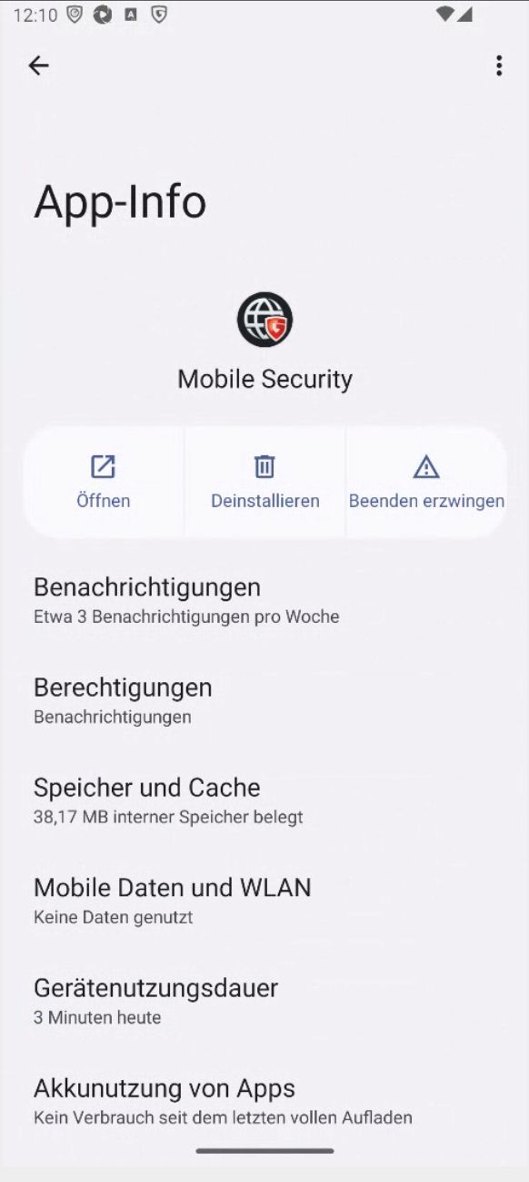 WebSchutz aktivieren nach APK Installation