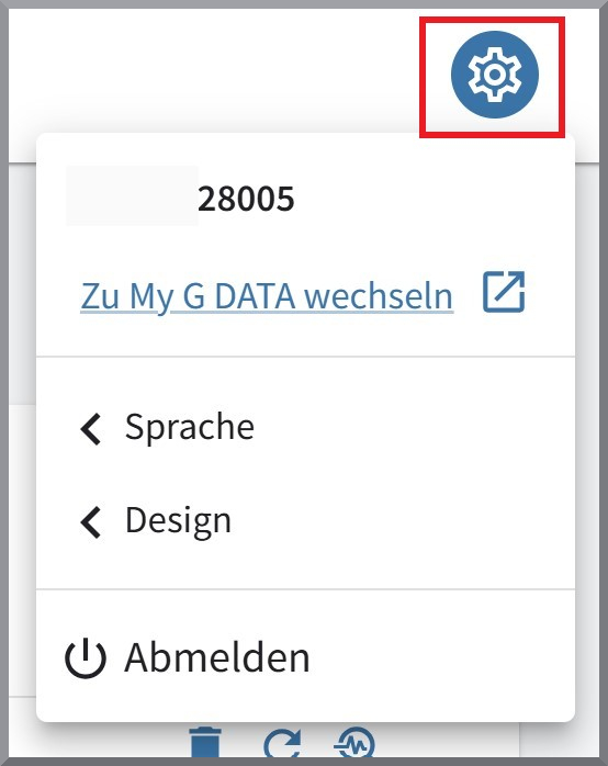 Einstellungen WebPortal