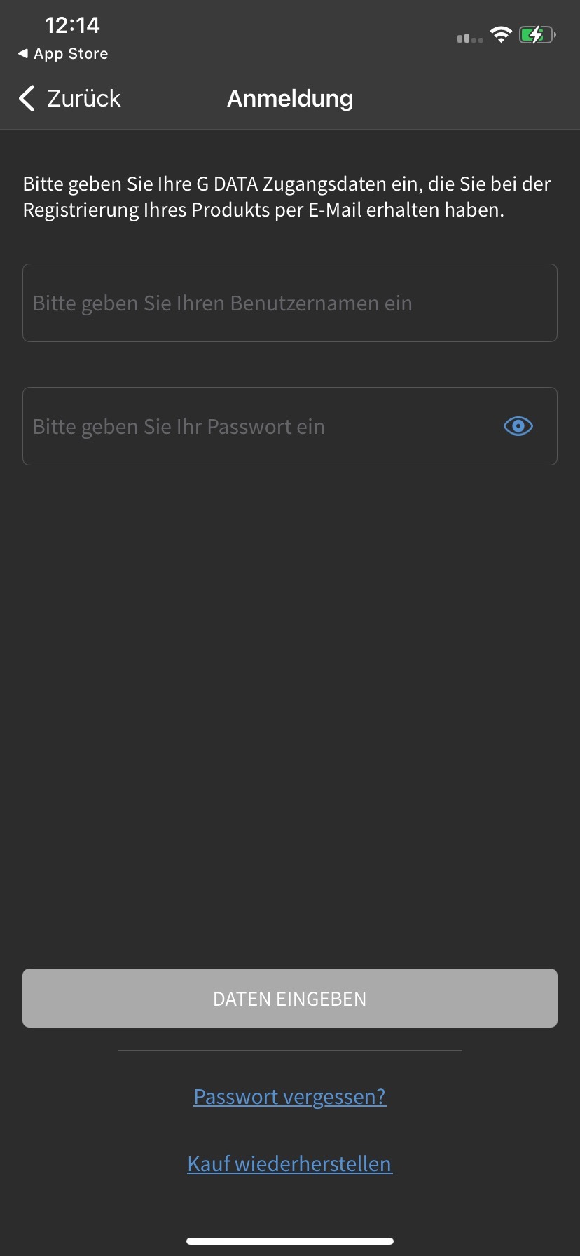 Anmeldung