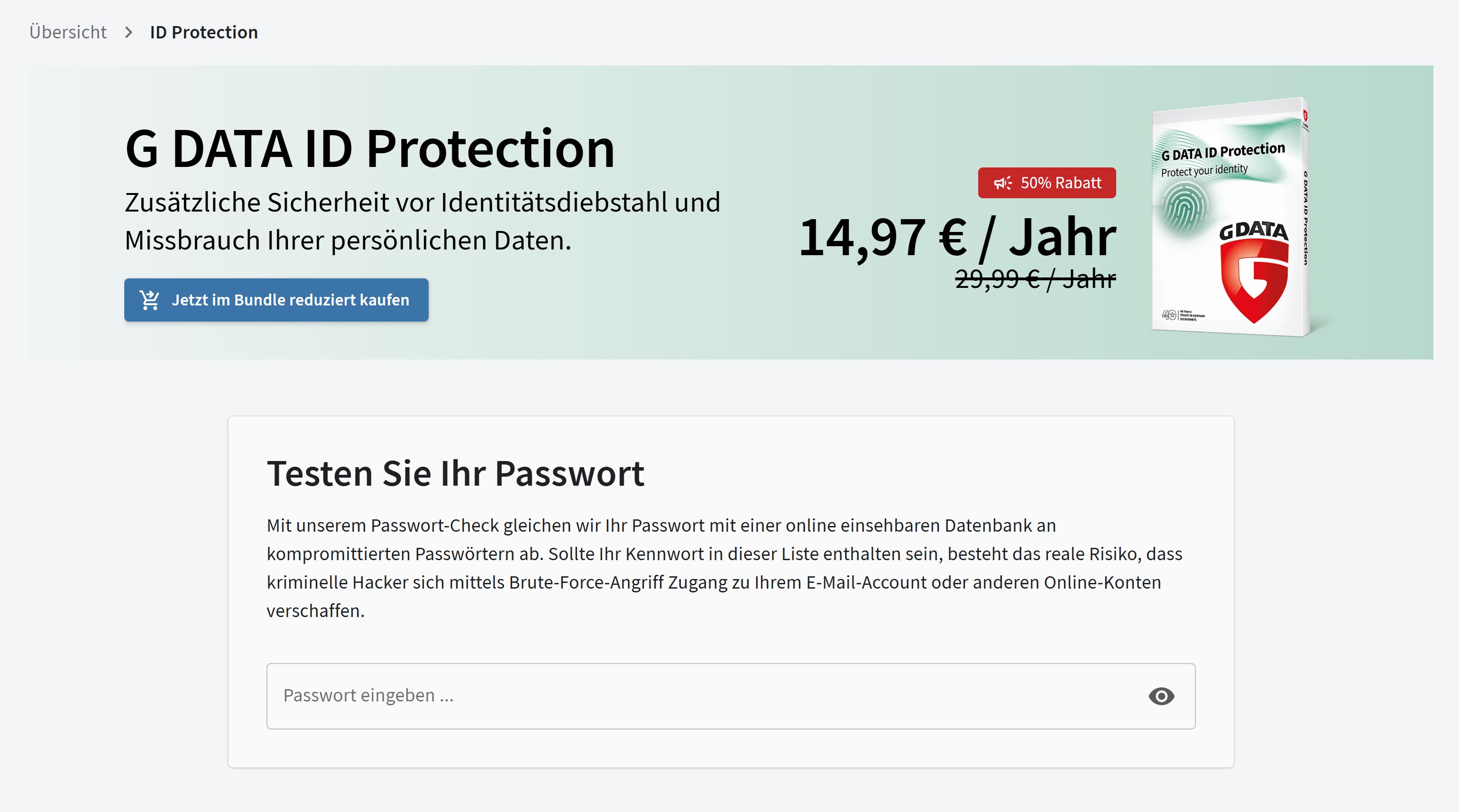 ID Protection nicht vorhanden