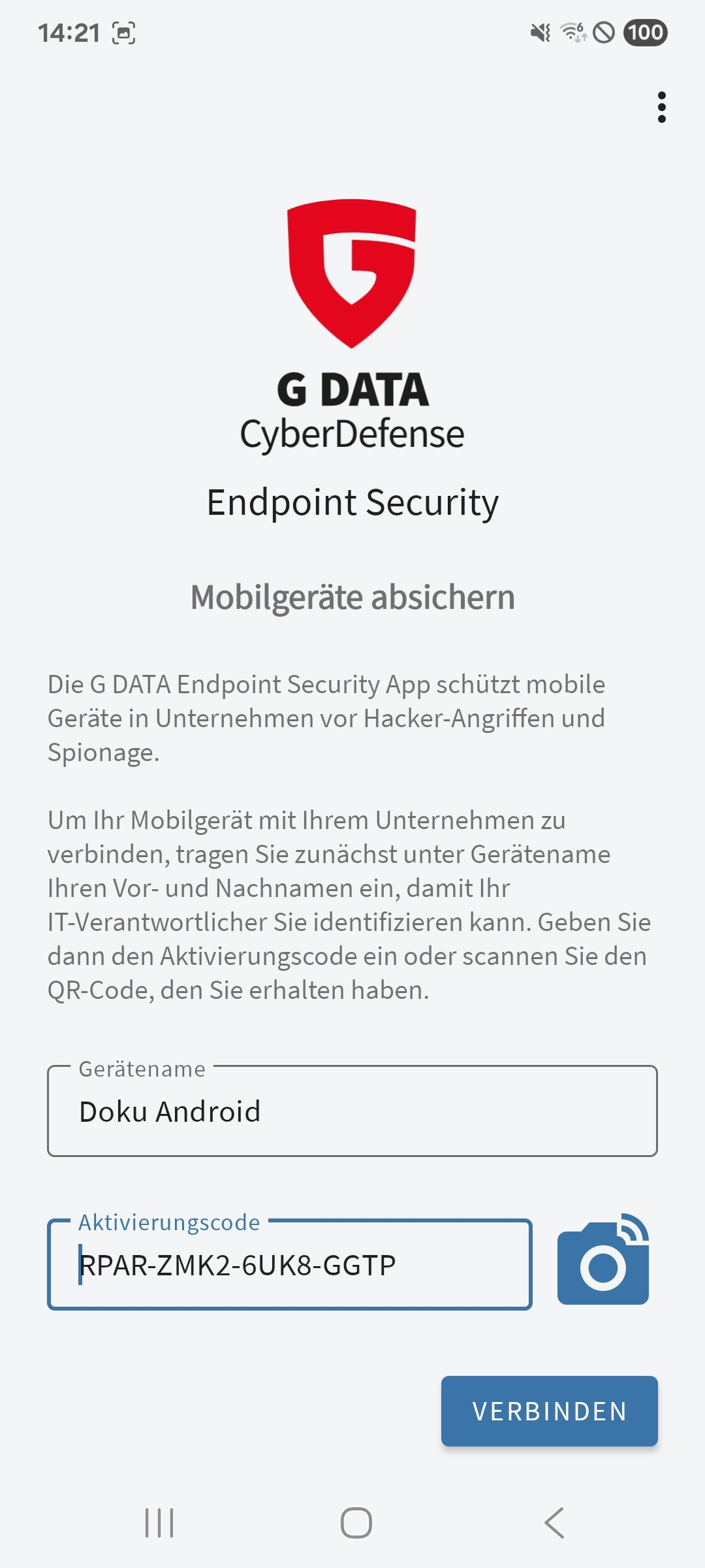 Verbindung MDM und EpSecApp