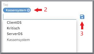 G DATA MXDR Tag hinzufügen