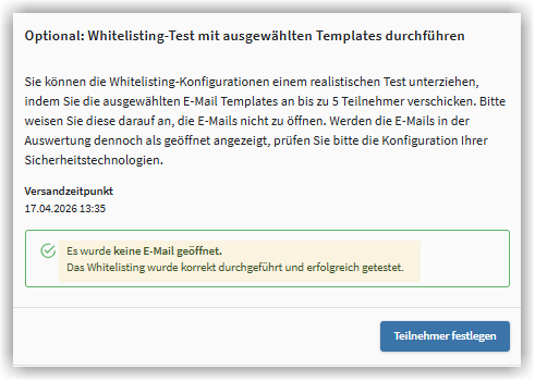Erfolgreicher Kampagnentest G DATA Phishing Simulation