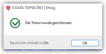 Schließen Erfolg