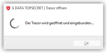 Tresor wird geöffnet