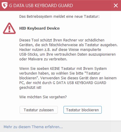 USB-Gerät erkannt