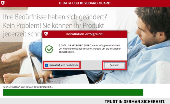 Neustart durchführen