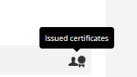 Issued Certificates icon