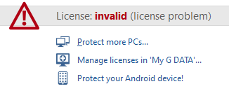 License problem