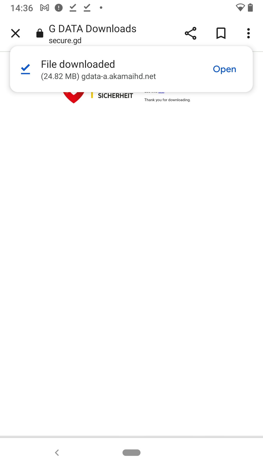 Install light version APK file