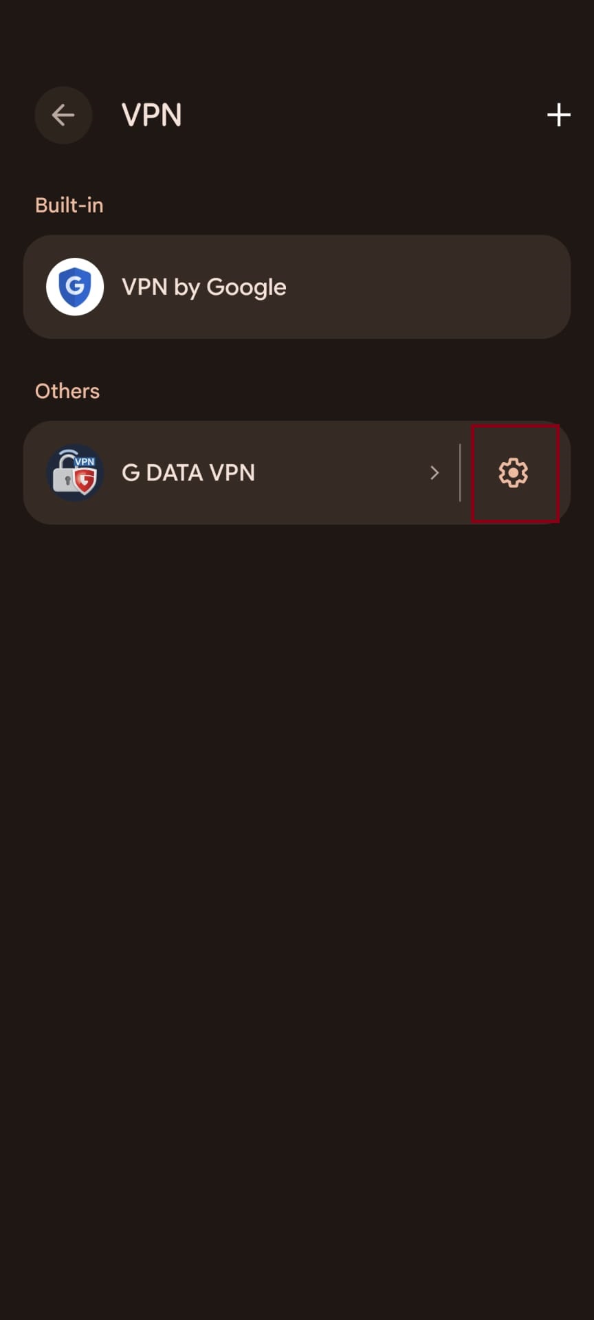 G DATA Einstellungen