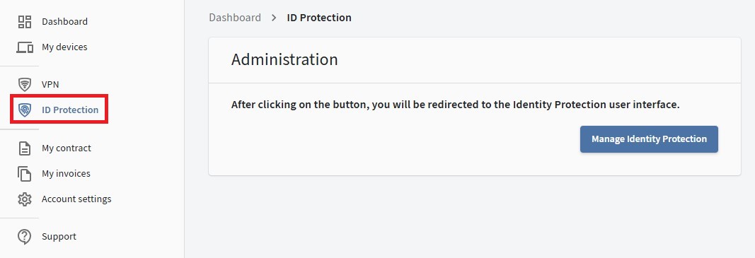 ID Protection active