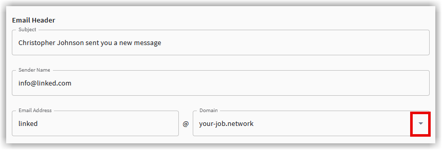 E-Mail Header