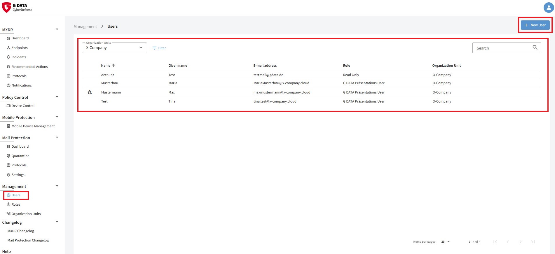 G DATA 365 | Managed XDR users