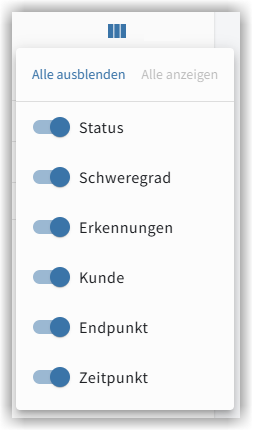 Select columns G DATA XDR