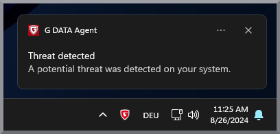 Notificación en el endpoint