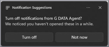 Desactivar notificaciones