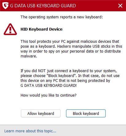 Dispositivo USB detectado