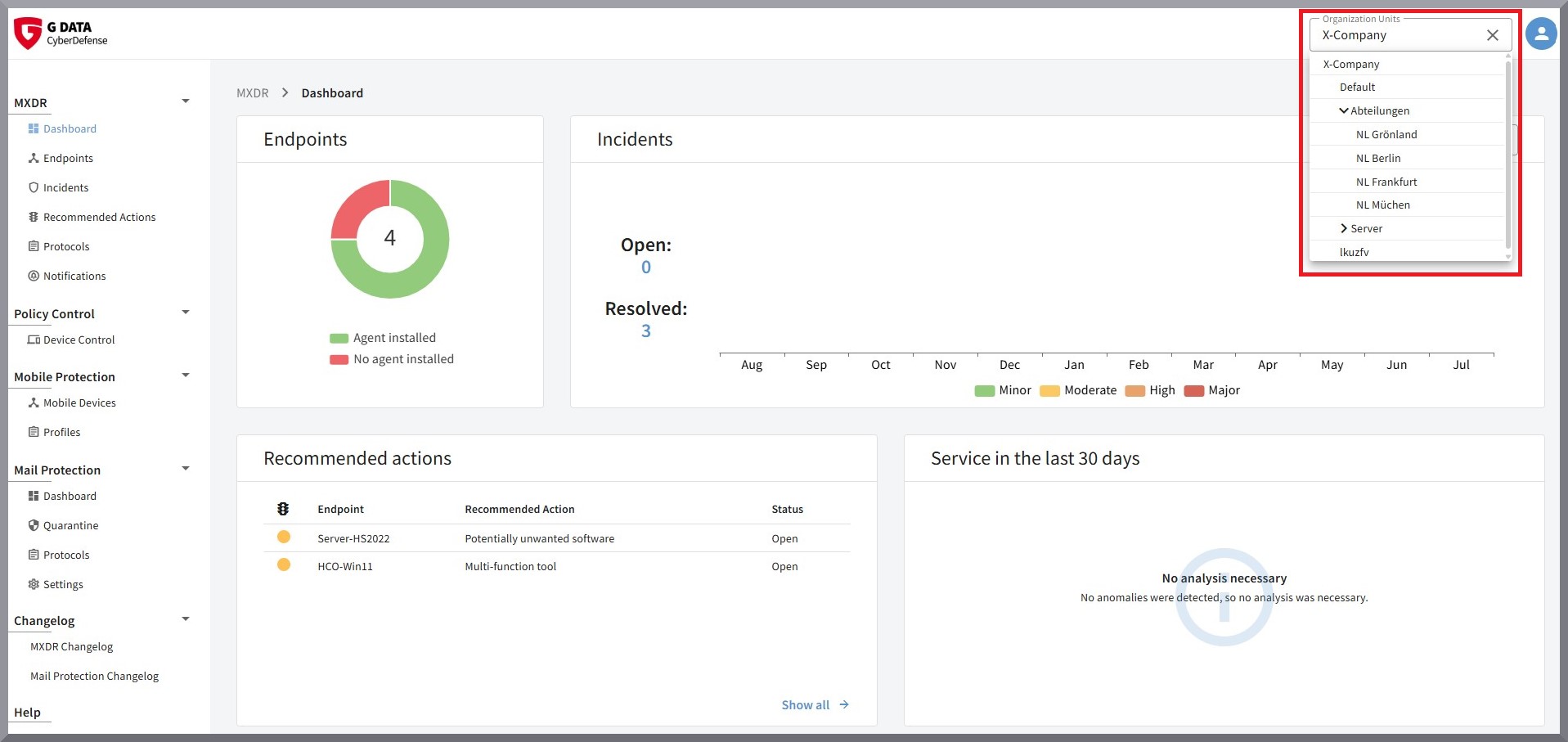 Filtre OU
