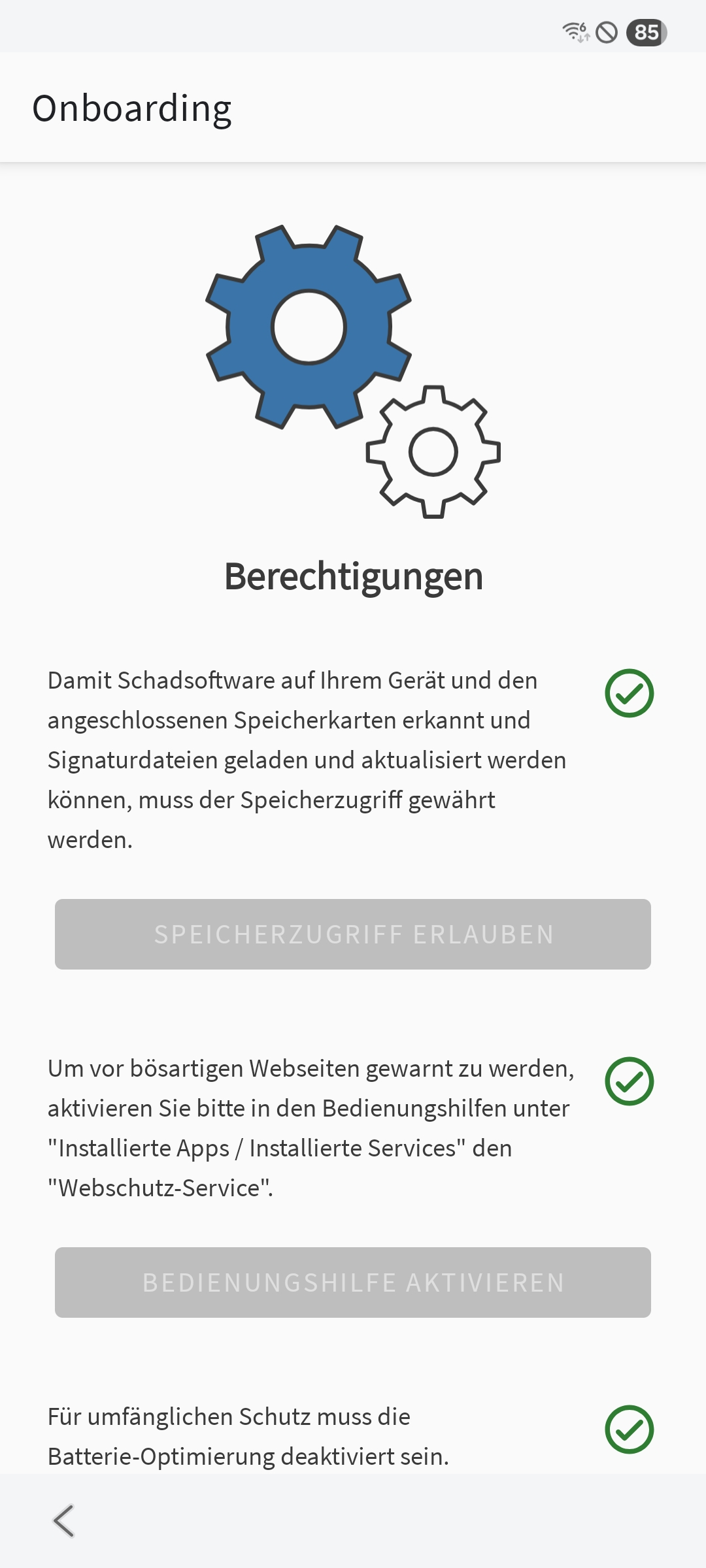 Autorizzazioni di G DATA Endpoint Security