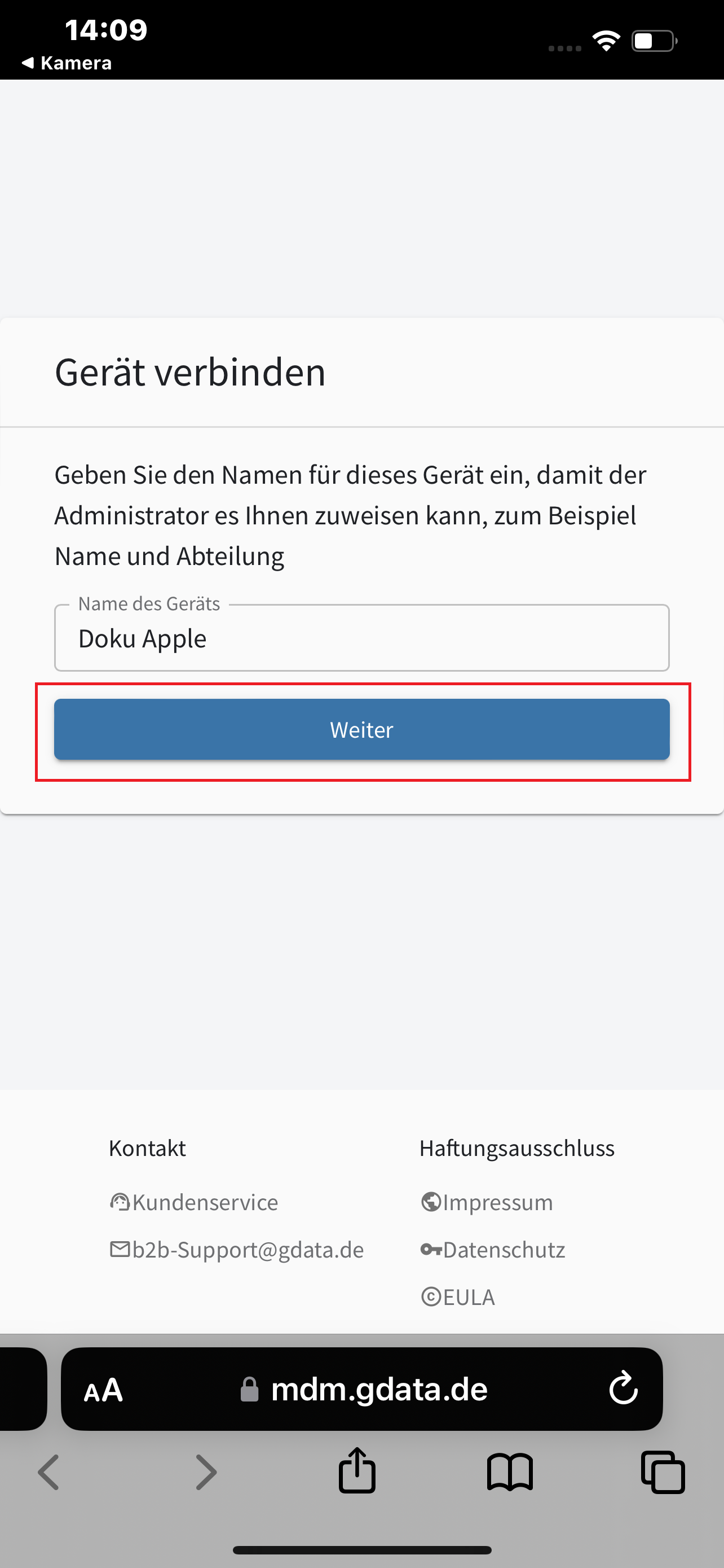 Apparaat verbinden