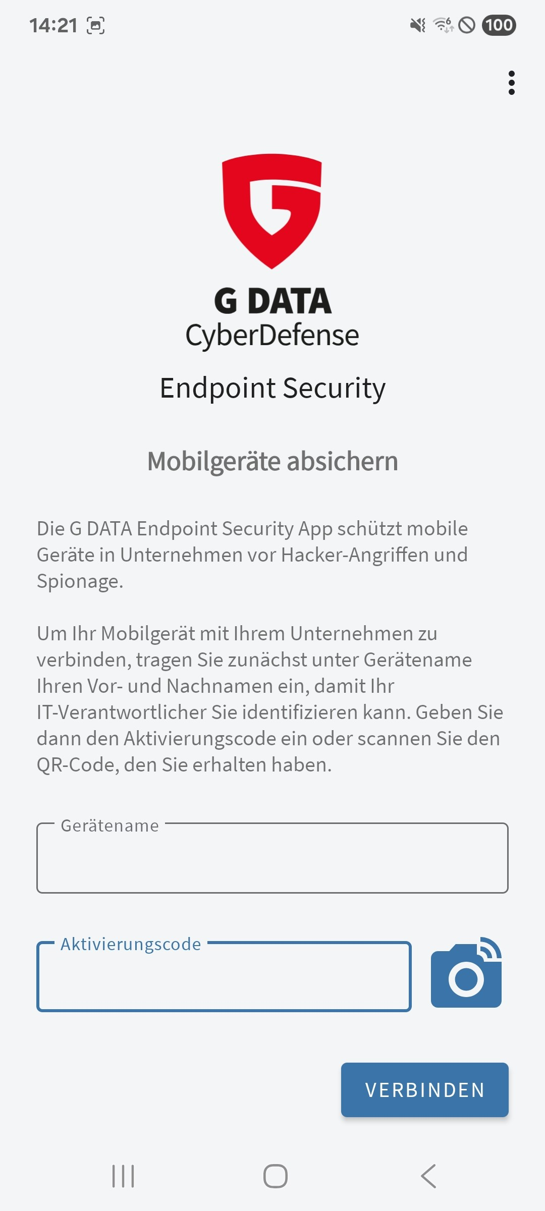 Verbinding tussen MDM en de EpSec-app