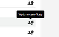 Issued Certificates icon