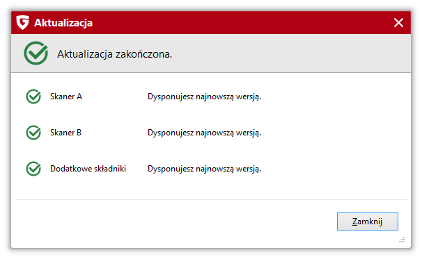 GDATAFORPC VirensignaturenUpdateErfolgreich