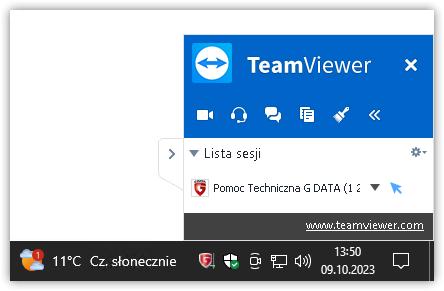 TeamViewerClient Verbunden