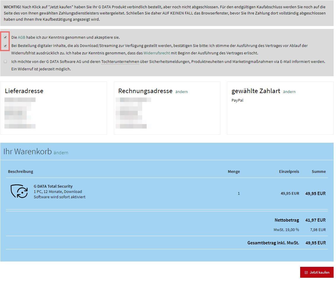 Produkterwerb